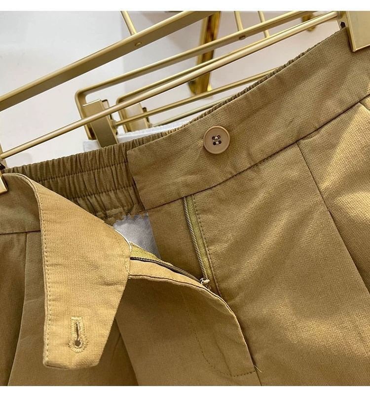 レディース パンツ ゆったり ワイド コットン 綿 夏 きれいめ 通勤 大きいサイズ ショート ショートパンツ 上品 薄手 切り替えデザイン
