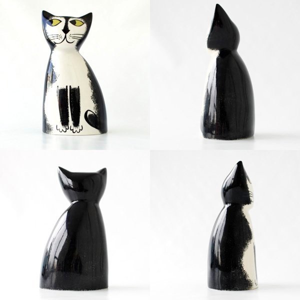 貯金箱 Hannah Turner Money box Cat ネコ BLACKxWHITE