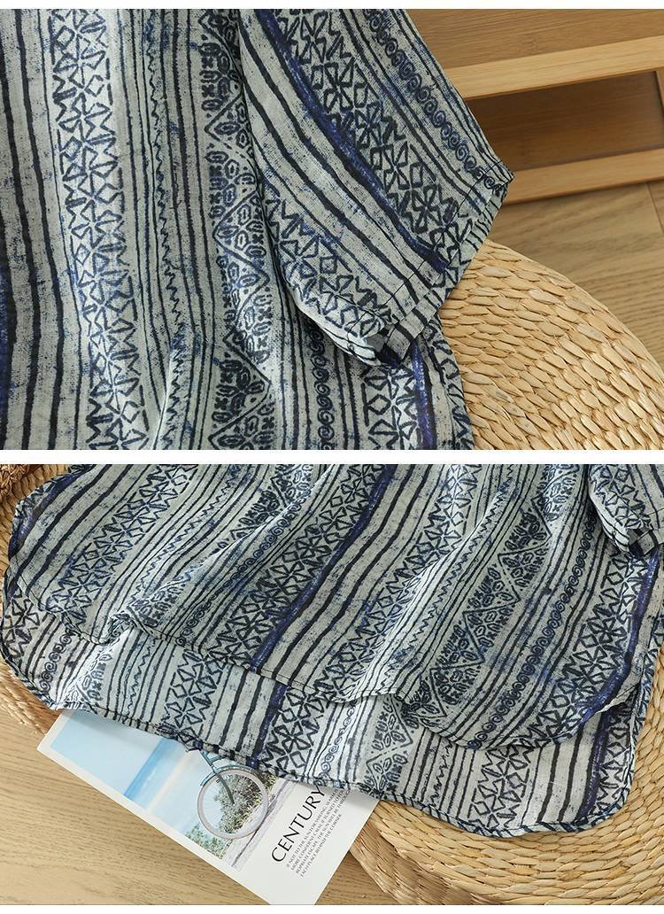 トップス Tシャツ 半袖 プリント ゆったり コットン 綿 春夏 きれいめ 通勤 体型カバー 春 夏 シャツ 脚長 タイ ヴィンテージ
