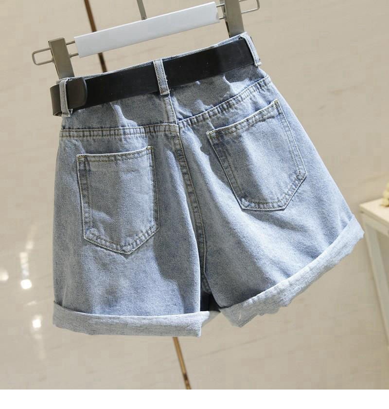 レディース パンツ スリム デニム 夏 きれいめ 通勤 ショート ショートパンツ ハイウエスト