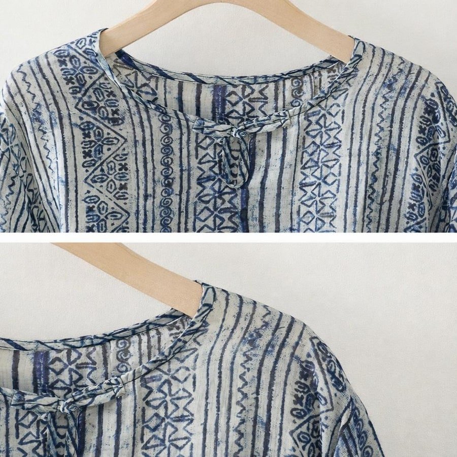 トップス Tシャツ 半袖 プリント ゆったり コットン 綿 春夏 きれいめ 通勤 体型カバー 春 夏 シャツ 脚長 タイ ヴィンテージ