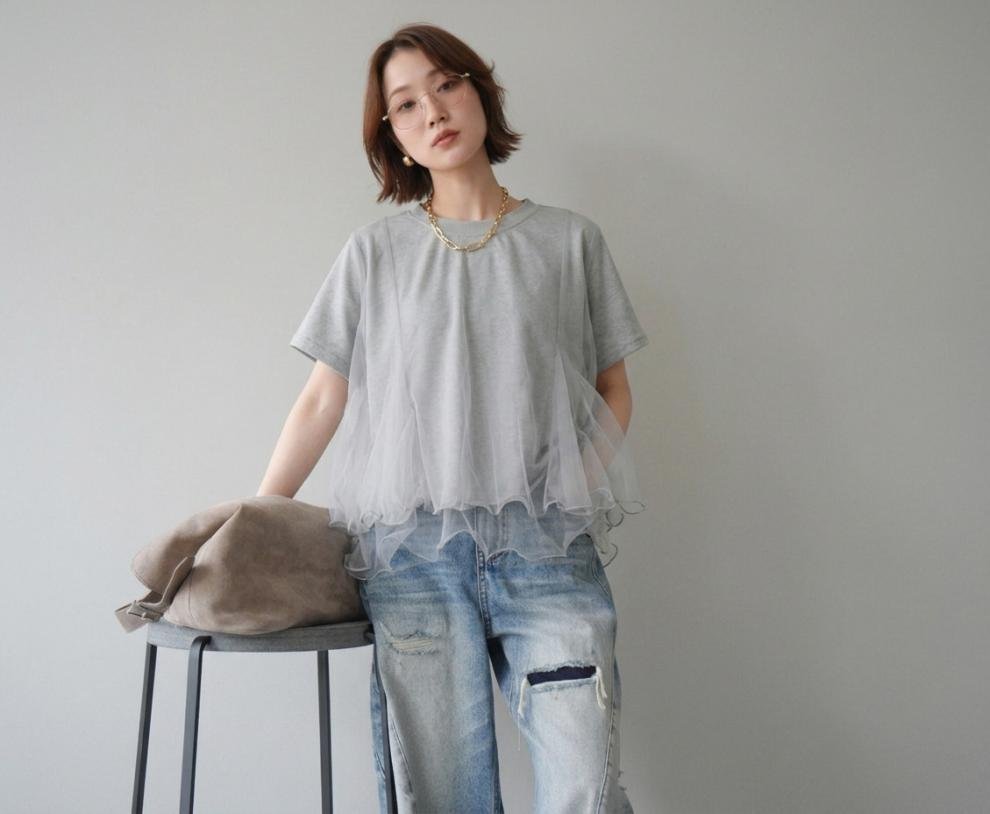 レディース トップス Tシャツ 半袖 無地 春夏 レトロ 通勤 春 重ね着 夏 シンプル シャツ 丸首