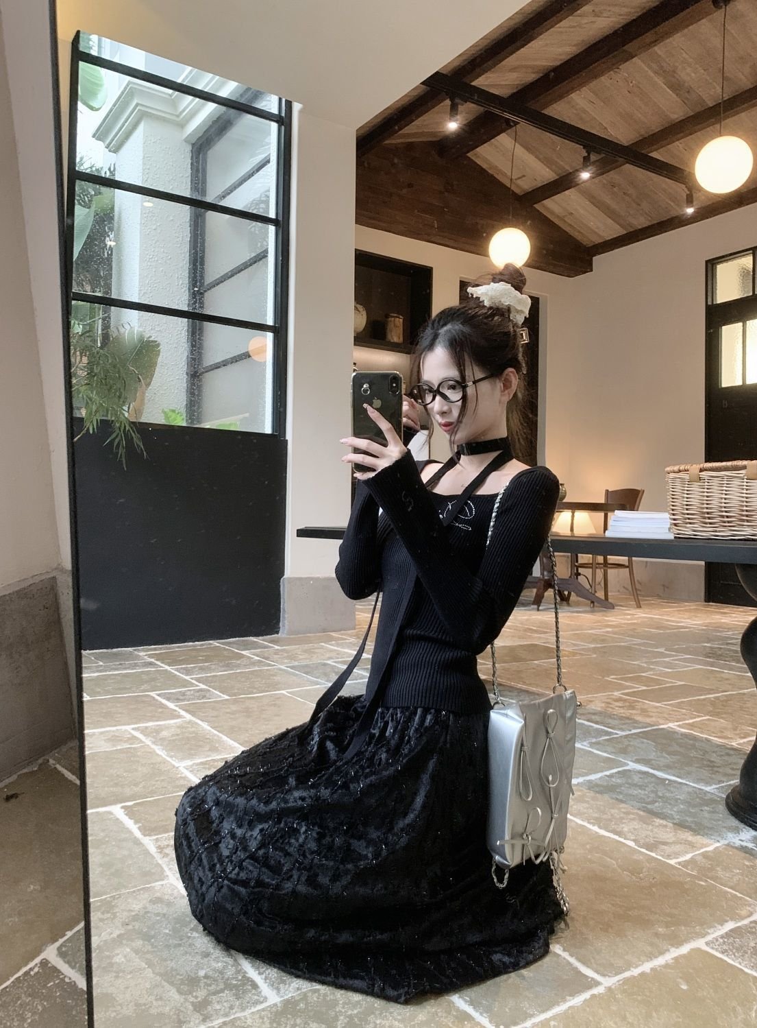 スカート 春夏 春 夏 秋 冬 ミモレ ロング ハイウエスト ベルベット ストレッチ ロングスカート 着痩せ 秋冬