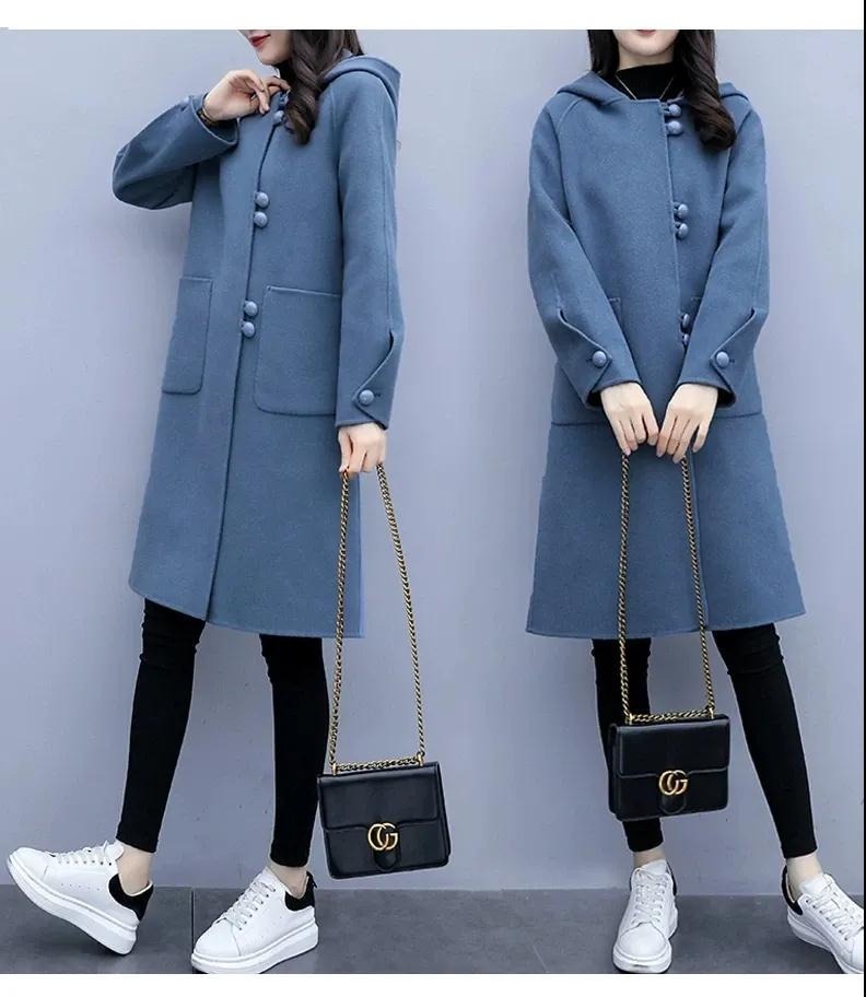 レディース コート アウター 上着 羽織 前開き ロングコート 膝下 ロング フード ストレート Iライン ポケット ボタン 大人可愛い きれいめ シンプル 上品 おしゃれ こなれ感 個性的 エレガント 主役級 存在感 抜け感 都会的 無地 秋 冬 ロングシーズン ママ OL 通勤 デート お出かけ 旅行 公園 女子会 韓国 オルチャン 楽ちん 暖かい 防寒 体型カバー 普段使い 着回し トレンド 流行 インスタ映え M L XL 2XL 3XL 大きいサイズ 黒 ブラック オレンジ ブルー 緑 グリ