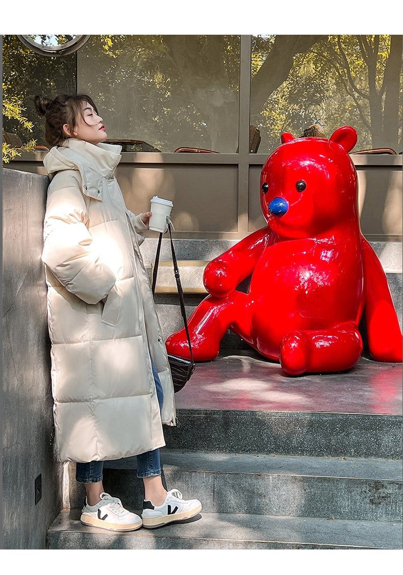 レディース トップス コート ダウン 上着 羽織 前開き 膝下 ロング 長袖 ハイネック ノーカラー フード ストレート Iライン オーバーサイズ ファスナー ポケット 前開き 2way 大人可愛い シンプル カジュアル おしゃれ 個性的 主役級 存在感 抜け感 無地 秋 冬 ロングシーズン ママ 通勤 通学 デート お出かけ 旅行 重ね着 韓国 オルチャン コーデ 体型カバー 普段使い レイヤード インスタ映え