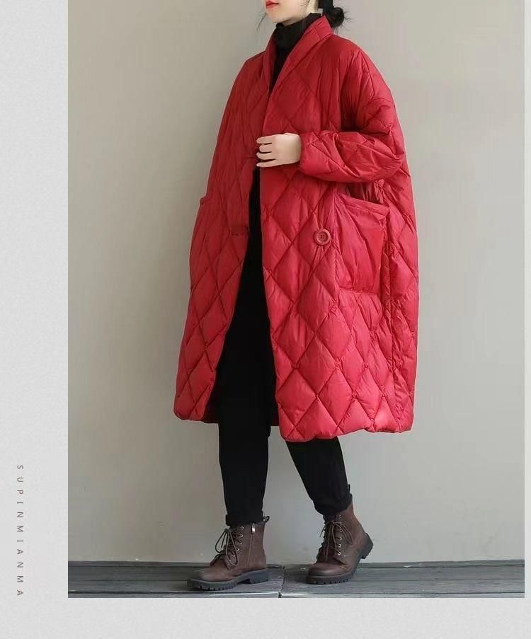 レディース トップス コート ダウン 上着 羽織 前開き 膝丈 ロング 長袖 Vネック ノーカラー ストレート Iライン ファスナー ポケット 前開き 2way 厚手 シンプル カジュアル おしゃれ 個性的 主役級 存在感 抜け感 ベーシック ナチュラル 無地 秋 冬 ロングシーズン ママ 通勤 通学 デート お出かけ 旅行 重ね着 韓国 オルチャン コーデ 体型カバー 普段使い レイヤード インスタ映え 大きいサイズ