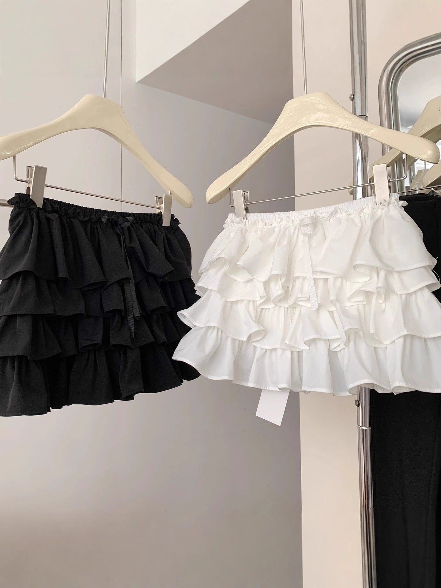 レディース スカート ショートスカート ミニスカート レーススカート 膝上 Aライン ふっくら 伸縮性 かわいい