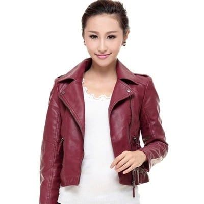 レディース ジャケット アウター レザージャケット ライダースジャケット PU かっこいい クール ワイルド 無地 秋 冬 アウトドア ツーリング